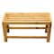 Alfi Brand 26" Solid Wooden Slated Sgl Person Sitting Bench AB4401 - alternate 6